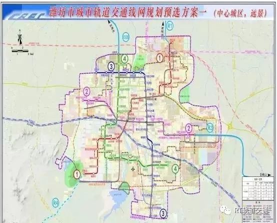 潍坊城市轨道交通线网预计2019年开工建设