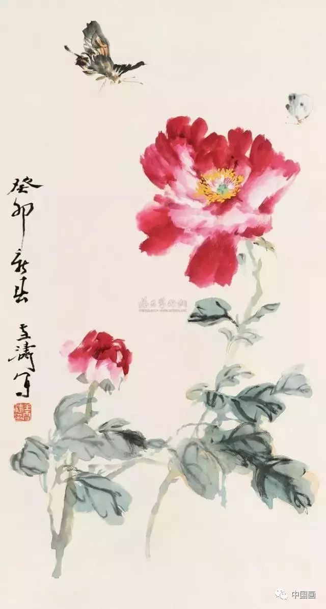 王雪涛 牡丹 本文转载自沃德利成书画院 id:zssluo  返回搜