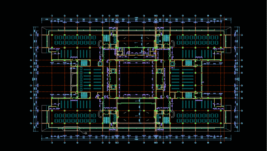 cad中学小学幼儿园cad