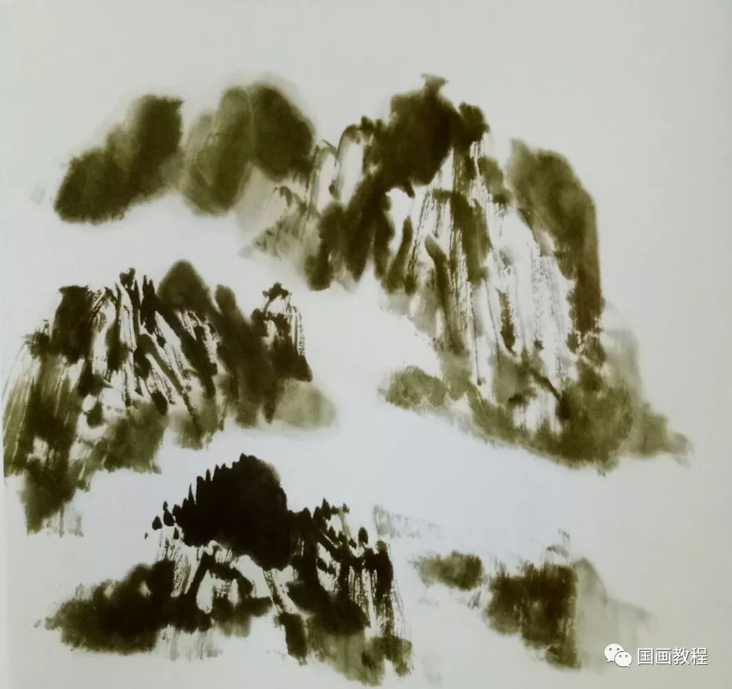 国画山水基础教程-画山三远法