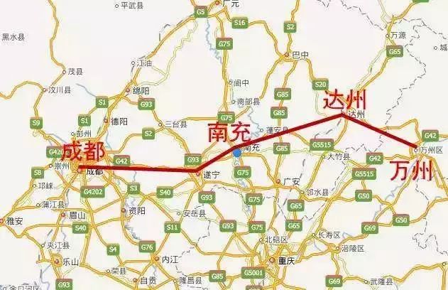 重庆至西安的高铁——渝西高铁也力争2019年开工建设.图片