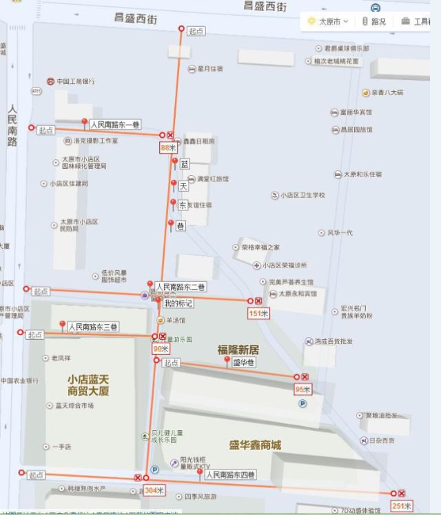 小店区街道详细地图