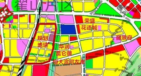 (徐州城市总体规划图中的该片区)