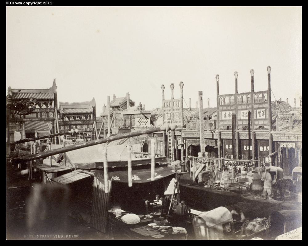 清朝末年英国摄影师拍摄的北京老照片 珍贵的历史记录