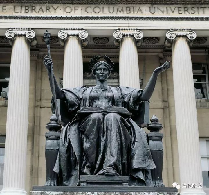 《母校》(alma mater ),纽约哥伦比亚大学图书馆(columbia university