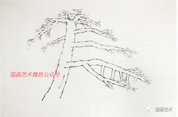 图文教程:学画青松迎客