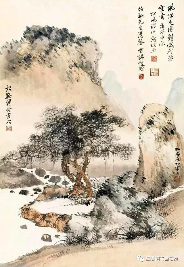 溥雪斋|集绘画,书法,古琴于一身,最后去了哪里(80幅)