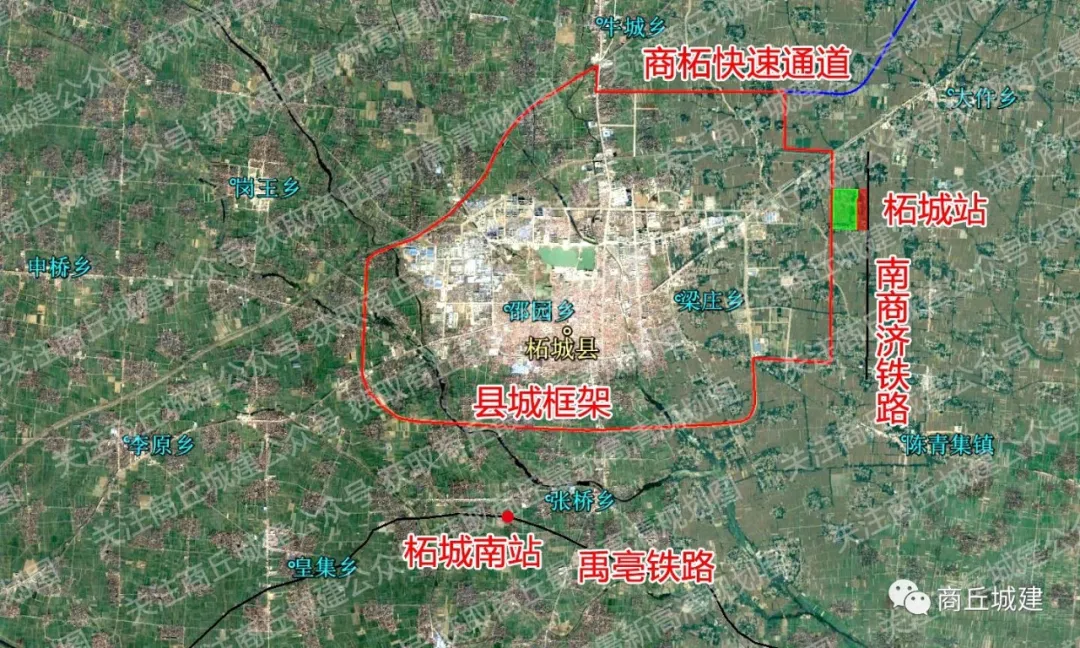 柘城规划图20172030未来将建2座火车站