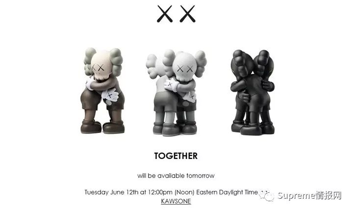 【发售预警】kaws 全新玩偶系列官方公布,今晚官网