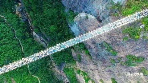 连云港花果山将建世界最长的玻璃栈桥,效果是这样的