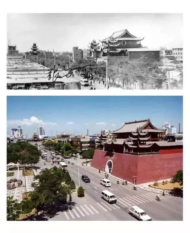 老照片记录银川60年来的城市历史变迁