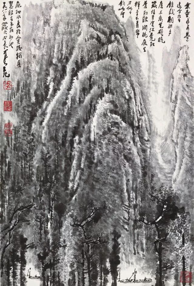 经典划时代的丰碑李可染的山水画