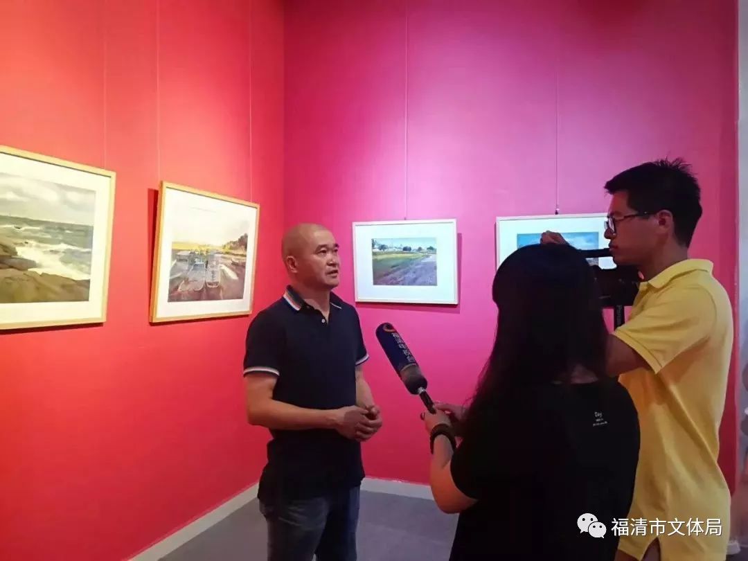 文化资讯丨水彩画名家杨新武作品邀请展在福清举行