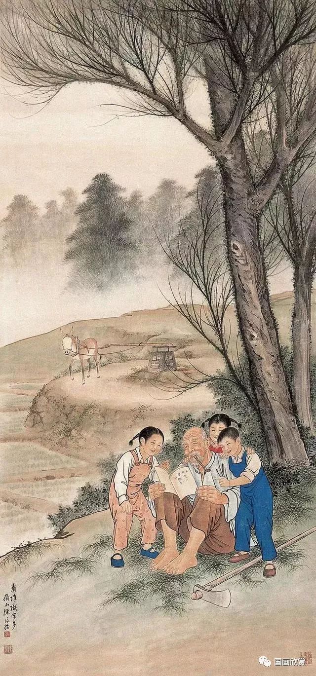 诗情画意传统国画家连环画家陈缘督