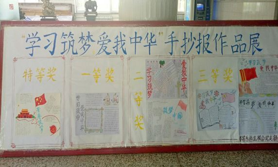 【数学系】"学习筑梦,爱我中华"主题手抄报作品展圆满落幕