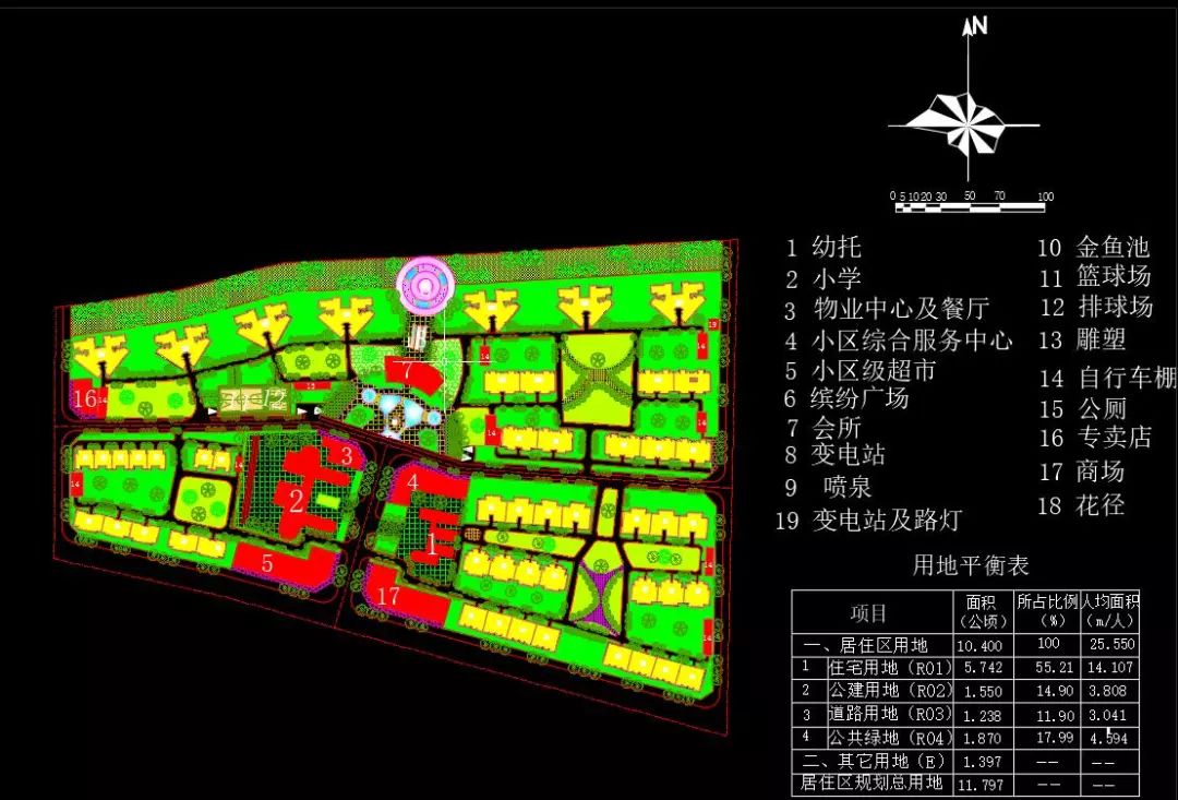 精品650套小区规划cad总平面图