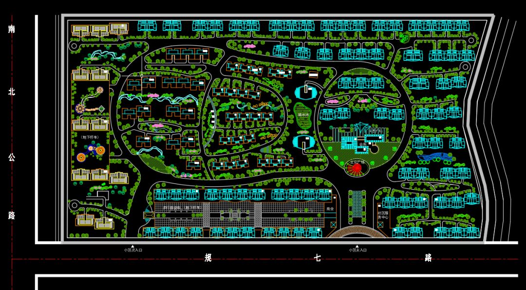 精品650套小区规划cad总平面图