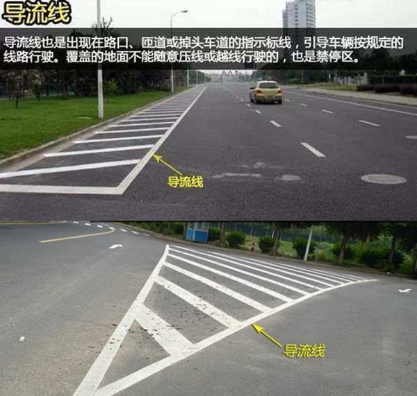 花一分钟看好这些道路交通地面标线,不然吃大亏,非常实用哦!