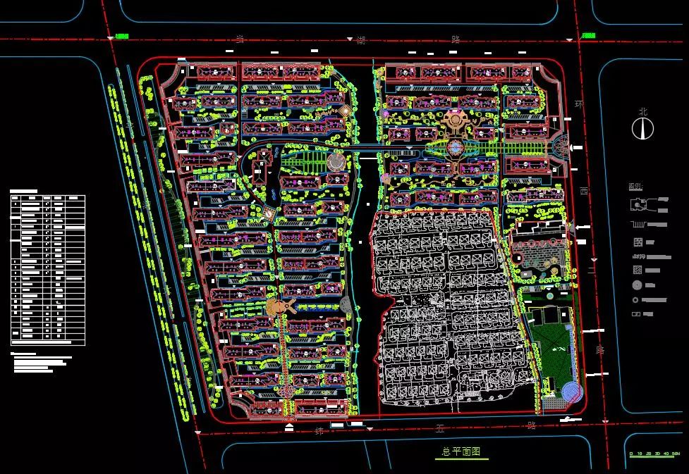 精品650套小区规划cad总平面图