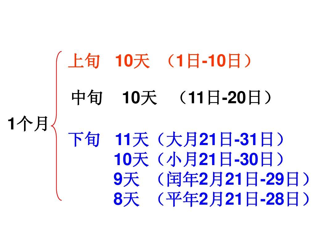 小学三年级数学(下册)年月日知识点复习及练习