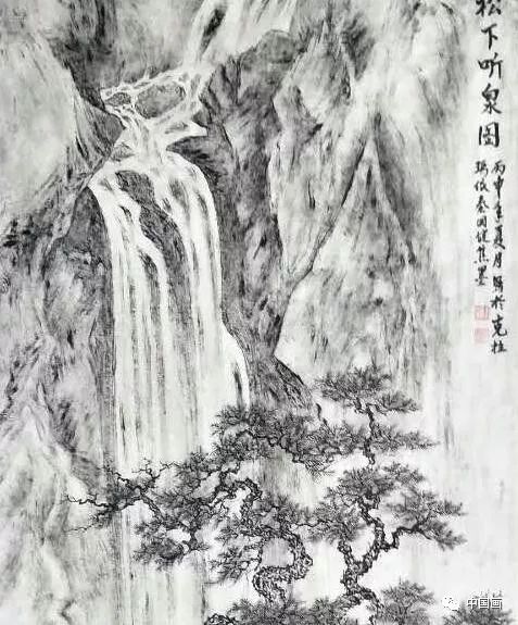 如何画泉水,瀑布和溪流(技法交流)