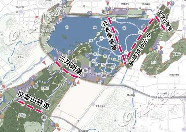 云龙湖最新规划获批:新建4条隧道,规划3大游览圈