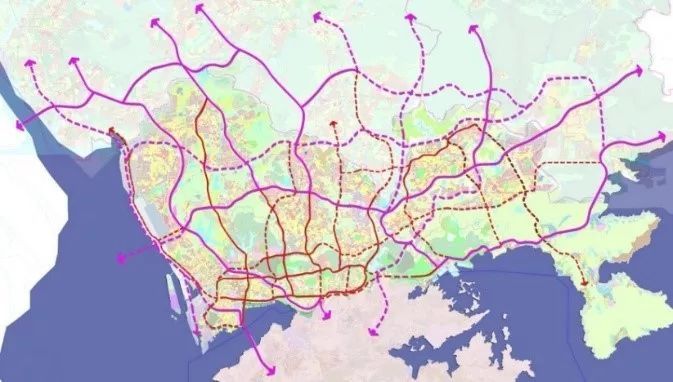 机荷高速上天滨海大道入地深圳发布8大重磅交通规划