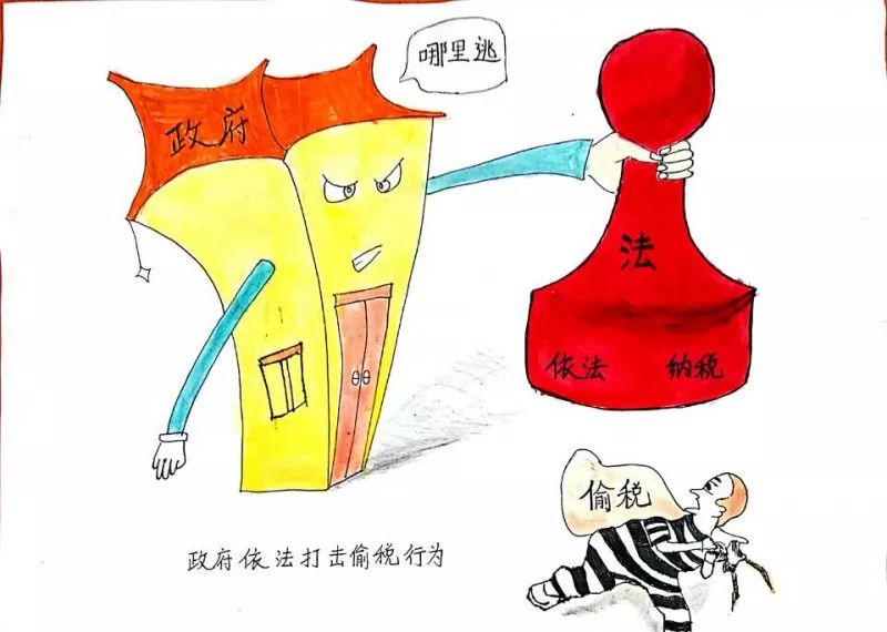 萌翻了!"00后"手绘漫画,身边的税收故事