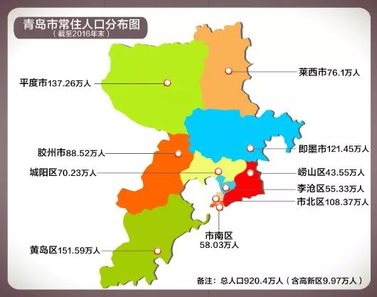 青岛常住人口2021_青岛人口热力图