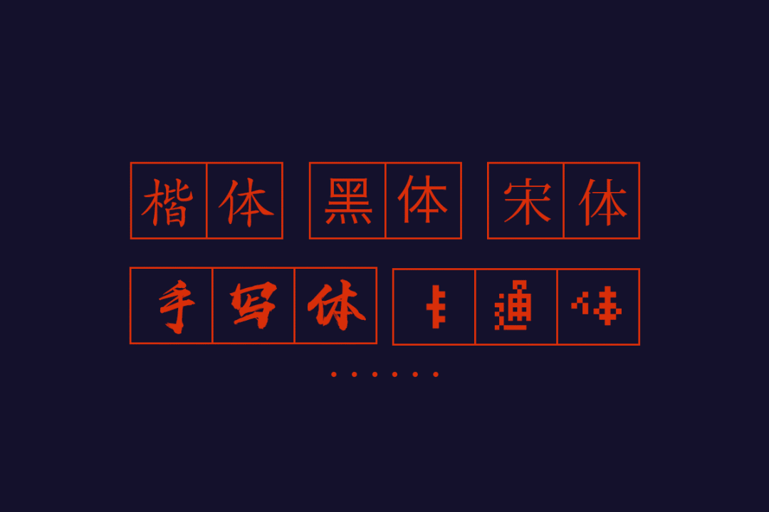 字体的结构