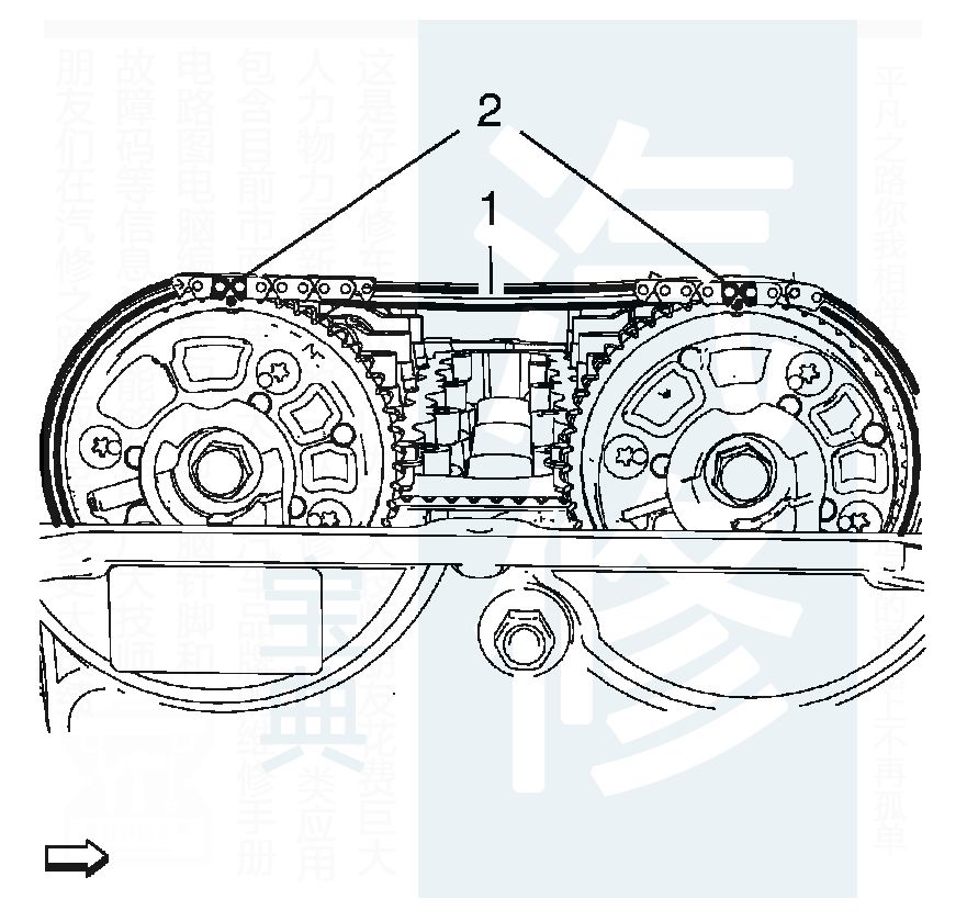 【精华】别克雪佛兰发动机正时皮带安装示意图