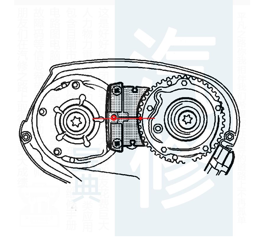 【精华】别克雪佛兰发动机正时皮带安装示意图