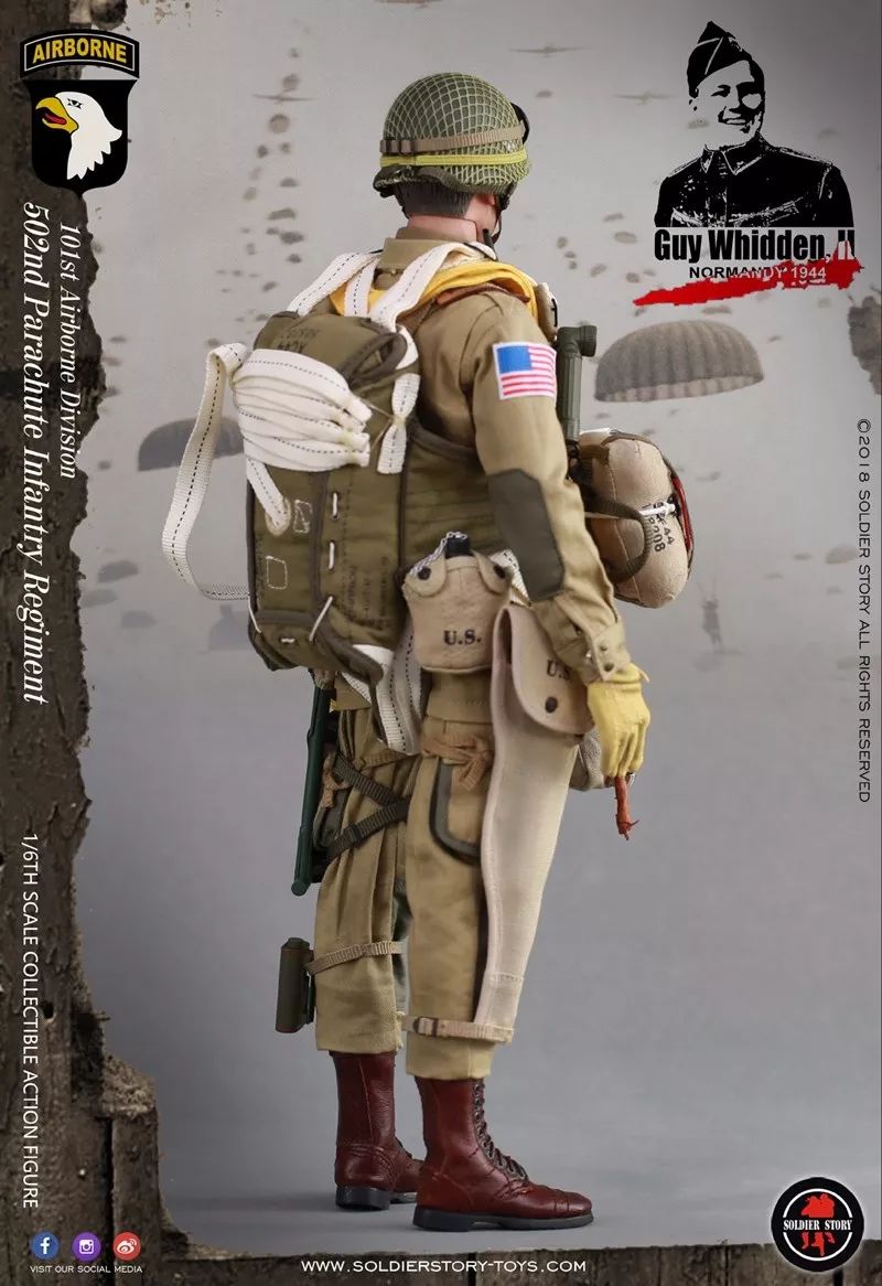 新品预定soldierstory16wwii美军101空降师502伞降步兵团伞兵guyw