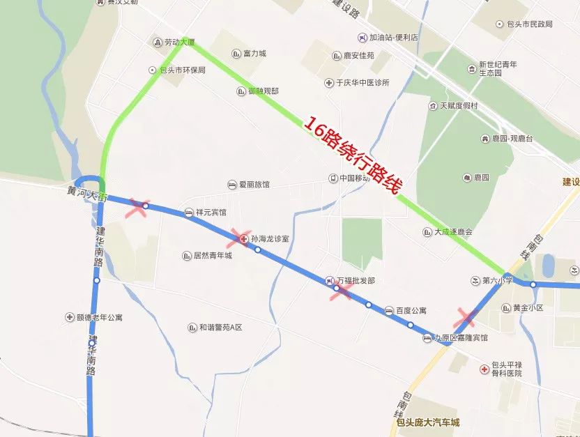 注意!包头这4条公交线路要改线绕行!