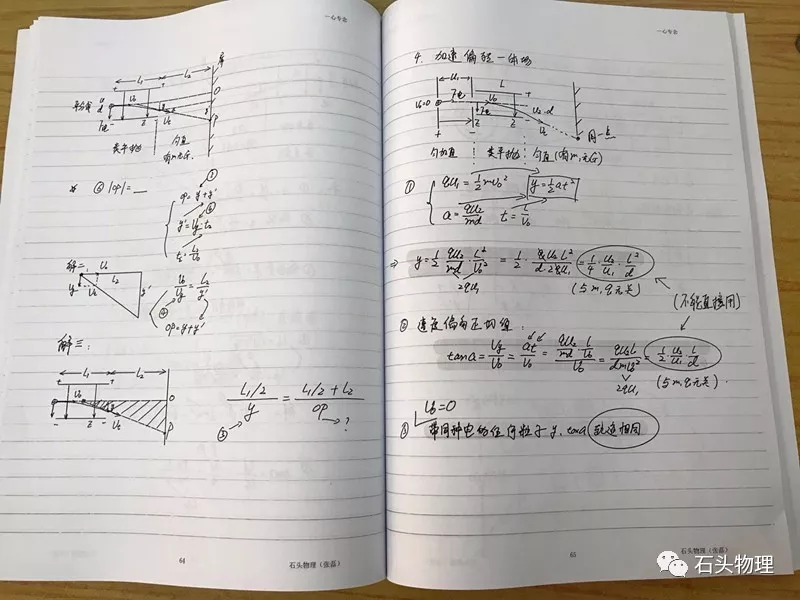 那些让你疯狂打call的物理笔记内有大神手稿