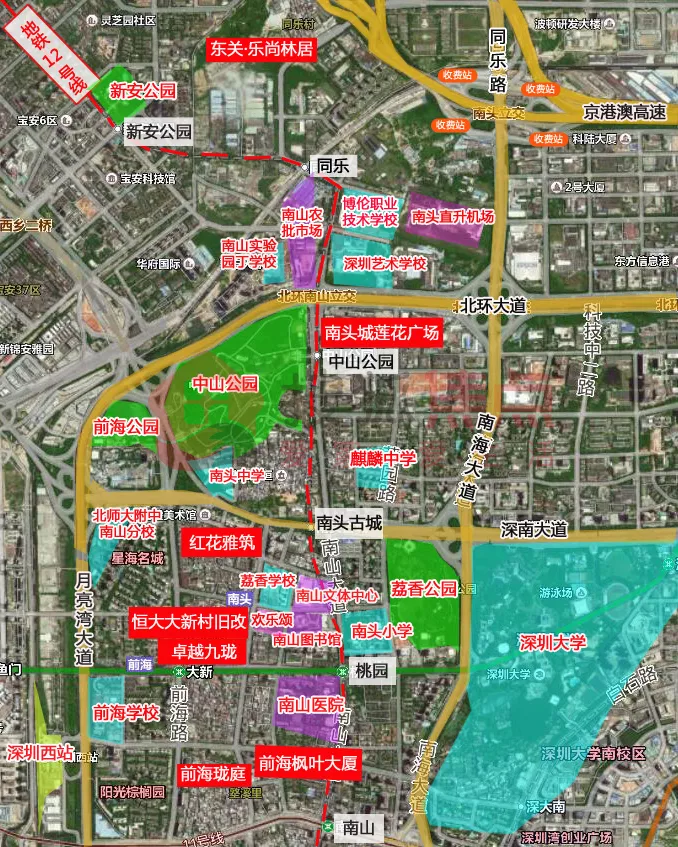 南山这个地方名校多、房价低,12号线开工带来