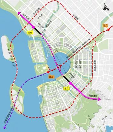 初步设计方案:规划重点就南坪快速路与沿江高速公路衔接方式——