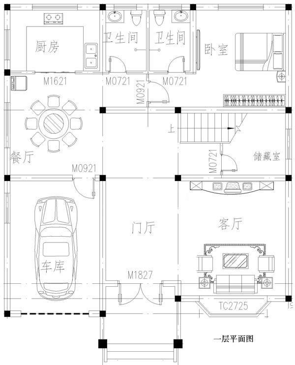 绝美!4套时尚大气的轻钢别墅效果图及平面图