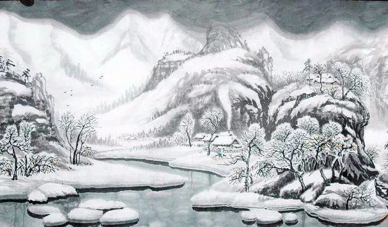 52《山中雪后》