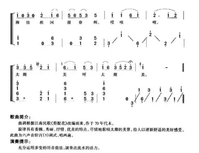 二胡边疆处处赛江南曲谱_边疆处处赛江南简谱(4)