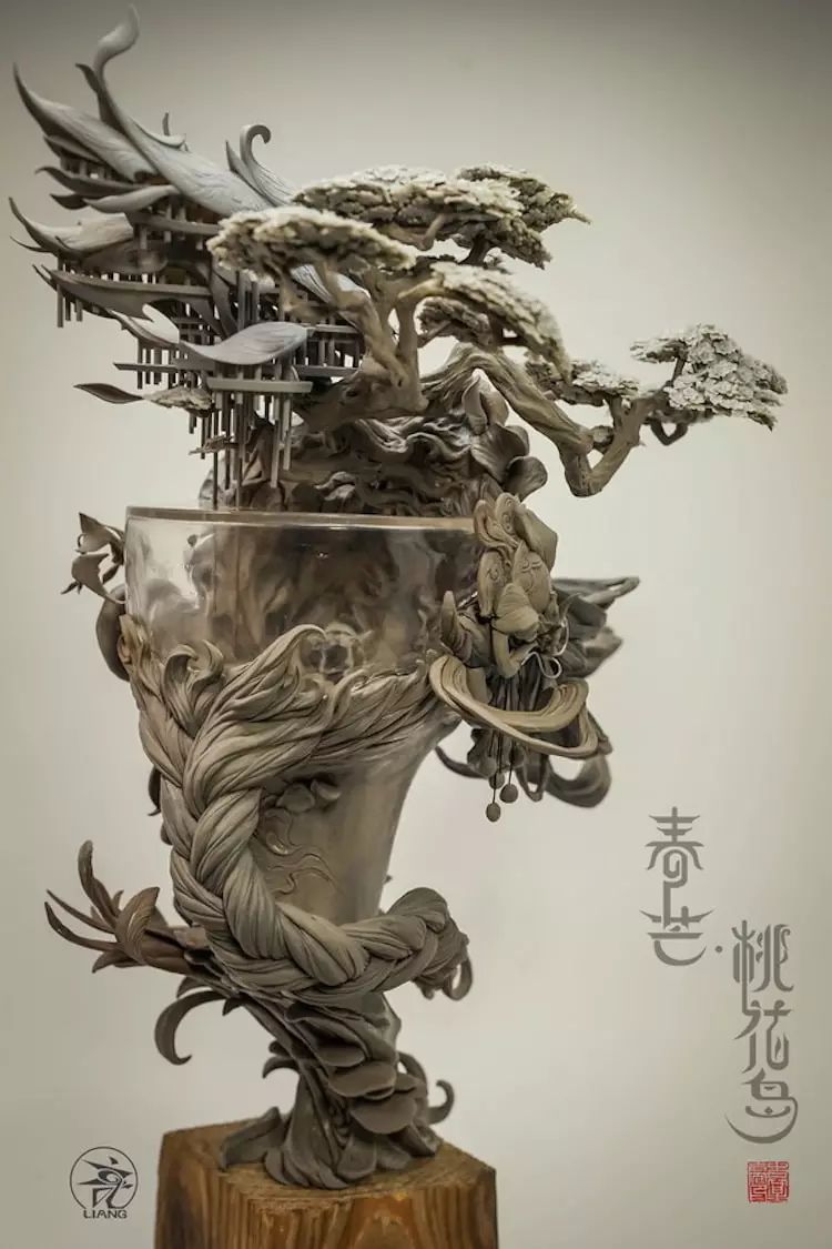 一精致的中国风雕塑,让外国人大呼这些作品改变了传统