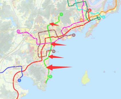 西海岸新区综合交通规划中有一条绿色的线路至关重要:青岛地铁23号线