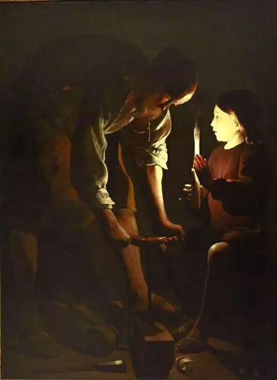 拉图尔《木匠圣约瑟》1632-1634年