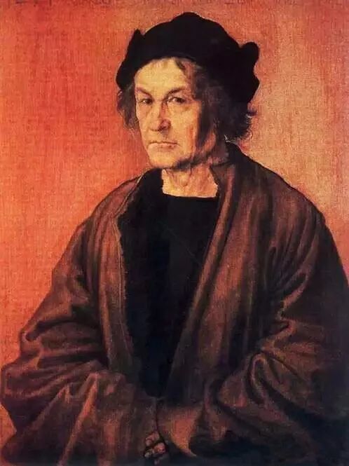丢勒《父亲像》1490年