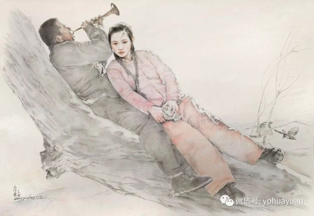 央美大师级别画家王沂东大师素描手稿