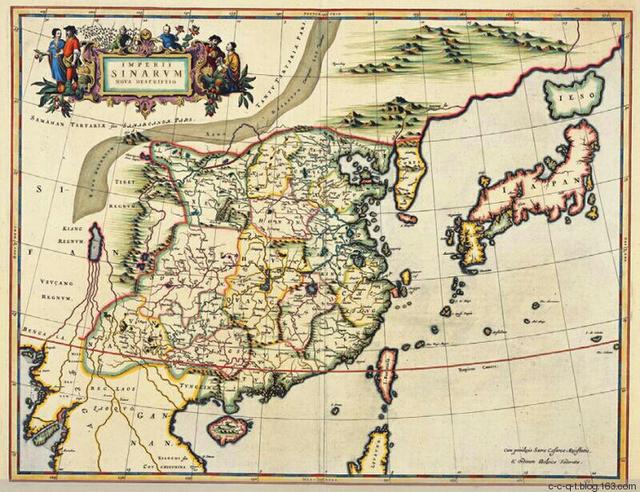 古代欧洲人绘制的中国地图是啥样?图片