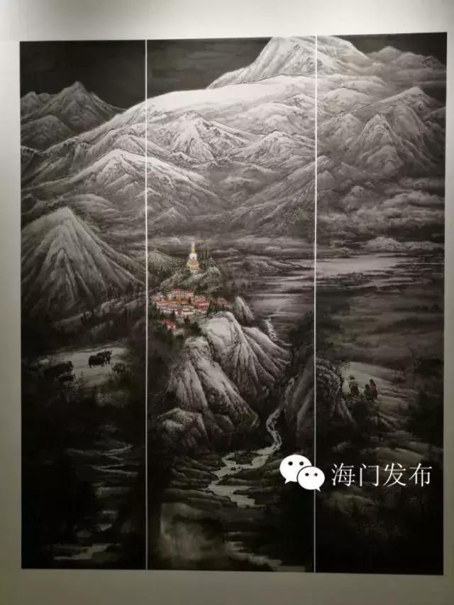 江海门户通天下-全国中国画作品展在海门开展海量作品看不够