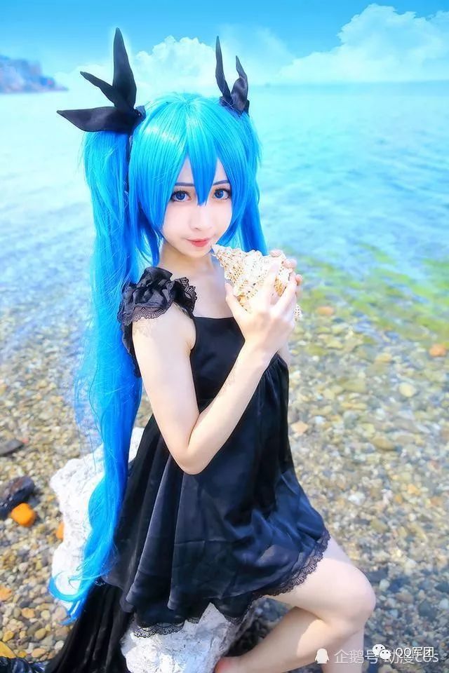 动漫二次元初音未来cos 深海美人鱼了解一下