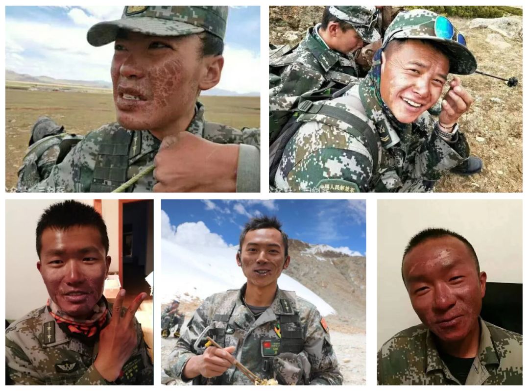 震撼了数亿网友一组西藏边防军人的照片