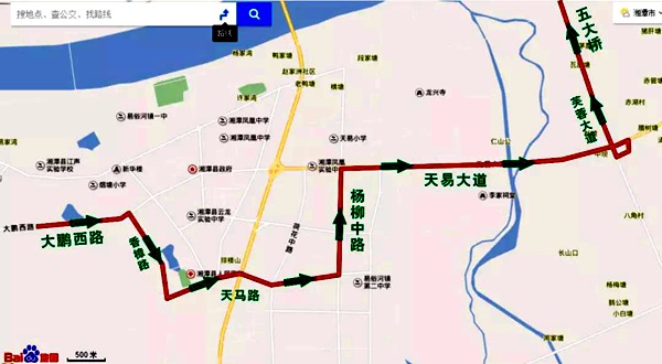 湘潭二大桥和易俗河城区交通拥堵,为确保您的节日出行顺畅,建议从河口